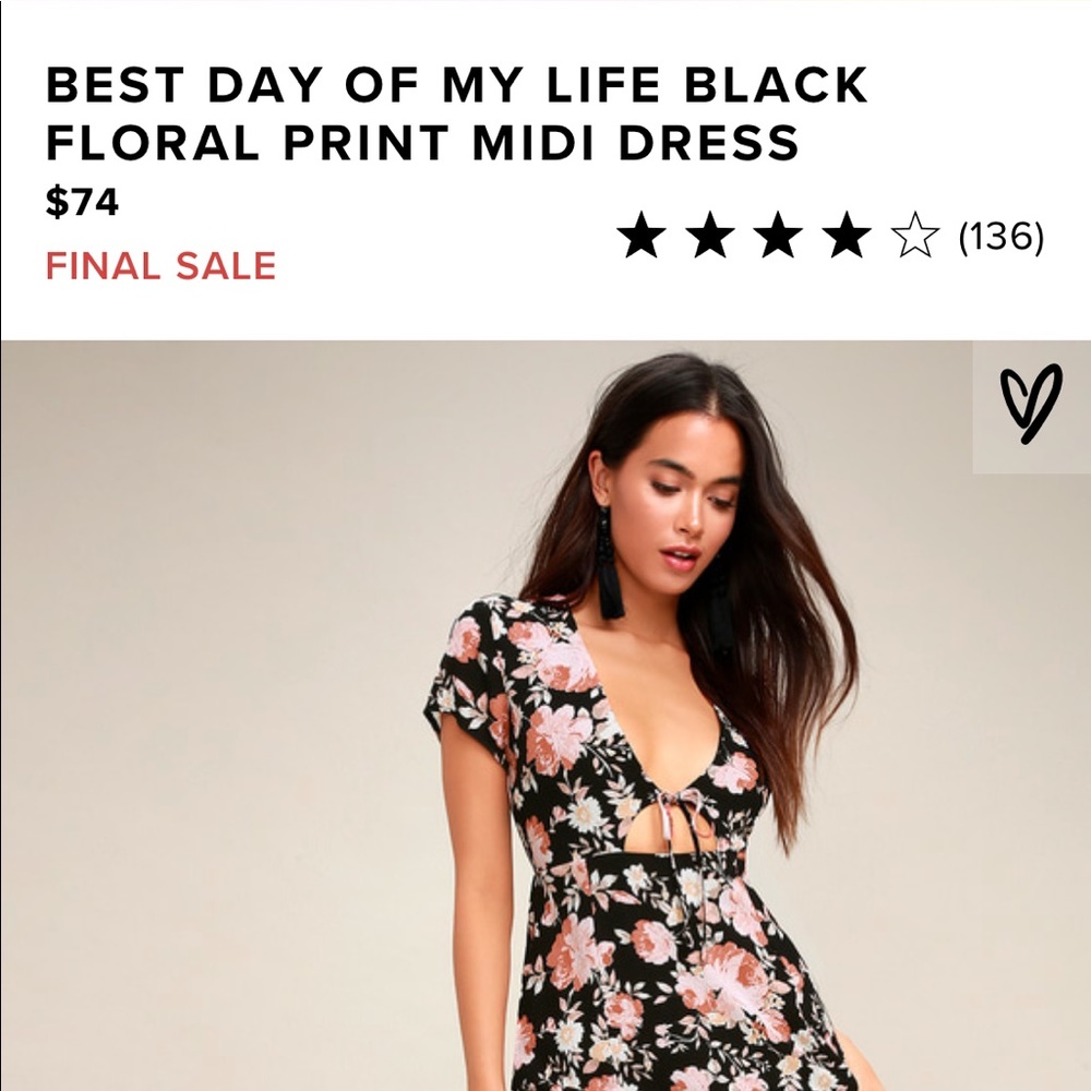Lulus Midi Dress